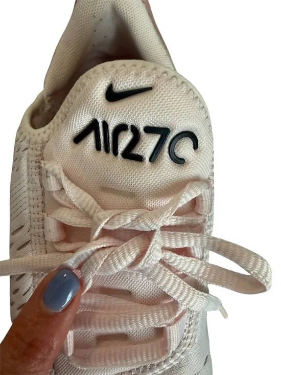 Nike Air Max 270 Women's Sneakers - Blush Pink/White/Black - Size 9 - Picture 7 of 9